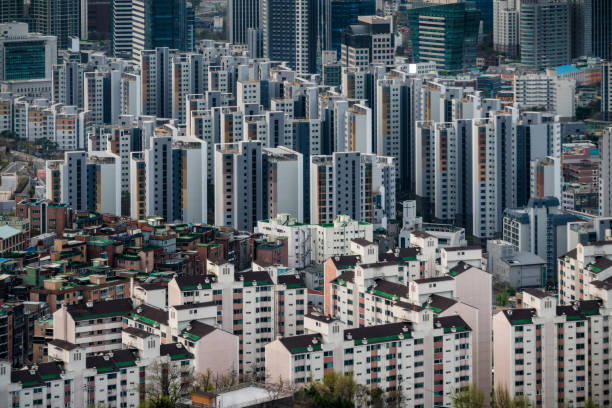 도시의 아파트 대단지