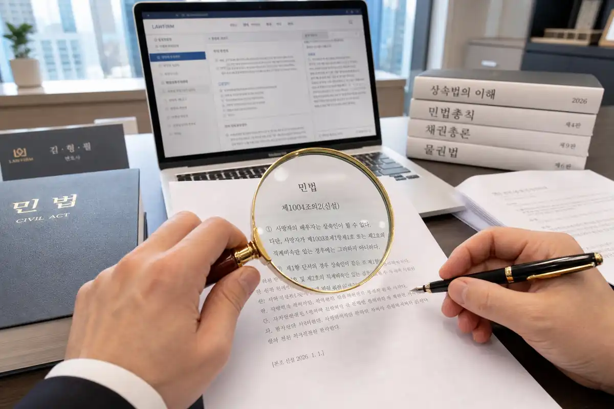 2026년 상속 제도 개편과 패륜 상속인 유산 박탈의 진실